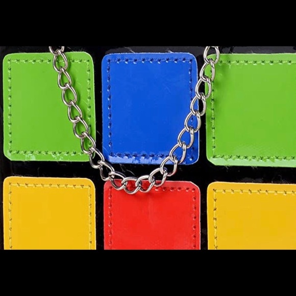 CLERANCE SALE! Rubix cube purse bag 90’s retro game gamer cube - Picture 7 of 10